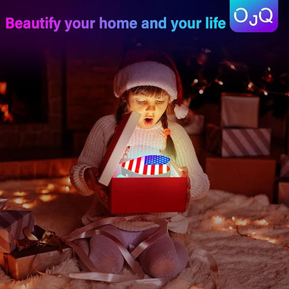 OJQ Light Up Letters LED Letter - Bedroom Lighted Colorful Alphabet Letter Music Sync Color Change - Christmas Birthday Gifts for Girl - Teen Girls Room Decor Gifts Party Home Wall Bedroom Decor