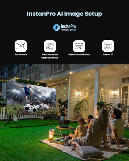 Dangbei MP1 MAX Triple Laser 4K Projector - 3100 ISO Lumens, 110% BT.2020, Google TV with Netflix Officially, 300'' Display, 2x12W Dolby Audio DTS:X, HDR10+, Blu-ray 3D