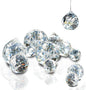 20mm/30mm/40mm Clear Crystal Balls Prism Sun Catcher for DIY Home Garden Wedding Party Decor, Pack of 13