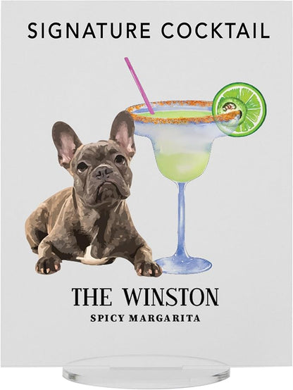 Pet Signature Drink Wedding Signs