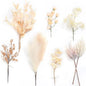 Serra Flora Artificial Greenery Spray Box Set(Pack of 19pcs) with 7 Kinds of DIY Wedding Bouquet Filler Table Centerpieces and Floral Arrangement (Champagne)