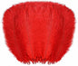 YAKRUNA 30PCS Red Ostrich Feathers Bulk 12-14 Inches for Centerpieces for Wedding Birthday Gatsby Party, Decorative Plumes for Vase & Table & Christmas Tree Decor (30-35cm, Red)
