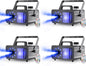 Fog Machine with RGBW LED Lights, 1200W Professional Smoke Machine, 1L Tank, 3000CFM Output, 14 Colors for DJ Party Stage Wedding Halloween 4PACK