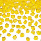 Yellow Vase Fillers for Home Decor, Fake Crushed Ice Cubes, Vase Fillers, 150 pcs Reusable Fake ice Cubes for Photography Accessories Props Decoration for Wedding