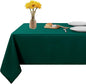 Fitable Square Tablecloth 54x54 inch Tablecloth Stain and Wrinkle Resistant Washable Polyester Table Cloth for Buffet Parties and Camping, Green