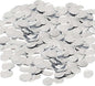 Silver Round Foil Confetti Beautiful Metallic Table Confetti Glitter for Fill Balloons, Wedding,Birthday, Party,Festival Decoration(8000PCS)