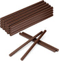 MATUFF Brown hot Glue Sticks Full Size 0.43” Dia x 8” Long, 20 pcs Hot melt Adhesive Glue Sticks, All-Purpose Colored Glue Gun Sticks for DIY Brown Crafting Arts and Home Decoration Repair Bonding
