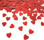 Heart Confetti Red Valentine's Day Table Confetti Metallic Foil for Party Wedding Happy Birthday Baby Showe Bridal Shower Festival Theme Party Decorations Supplies 1.6oz / 1000 Pieces(Red)