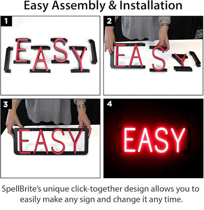SpellBrite COLD ONES Sign | Beer-Related Sign with Neon Look, White LED Light Source | 33.5" x 6.3"