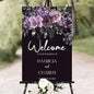 Gothic Wedding Welcome Sign - Dark Romantic Gothic Ceremony Sign