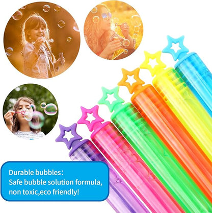 SpringFlower 66 Pieces Mini Bubble Wands,Bubble Party Favors Assortment Toys for Kids,Themed Birthday, Halloween, Goodie Bags, Carnival Prizes, Wedding,Outdoor Gifts for Girls & Boys
