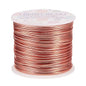 BENECREAT 15 Gauge 220FT Aluminum Jewelry Craft Wire - Anodized Metal Beading Wire for Floral Craft, Gem Wrapping, Necklace & Bracelet Making - Copper Tone