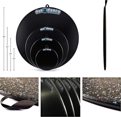 Portable Dance Floor, Marley Flooring Ballet Training Equipment, Tap Dance Floor, Turning Boards for Dancers & Figure Skating Practice Mat, Tap Board for Tap Dancing, Practice Pirouette
