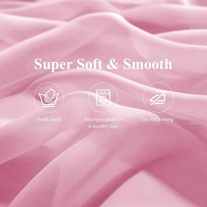 2 Pack 10 Ft Chiffon Table Runner Light Pink Gauze Long Table Runners 27x120 Inches Sheer Tulle Table Runner for Rustic Wedding Reception Bridal Shower Decorations Birthday Party