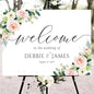 Personalized Wedding Welcome Sign, Welcome To Our Wedding Sign, Blush Pink Wedding Sign, Wedding Welcome Sign, Wedding Sign, Blush Pink Wedding Decor, Blush Pink Wedding Decorations