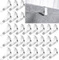 60pcs Tablecloth Clips,Heavy Duty Picnic Table Clips, Stainless Steel Table Cloth Cover Clamps, Table Cloth Holders Ideal for Home Wedding Party Indoor Outdoor Camping Picnic