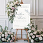 Custom Wedding Welcome Sign for Bridal Party, Engagement, Personalized Welcome to our Weddings Poster, Canvas, Wooden, Unique Reception Signs for Bride & Groom, Celebration Decor