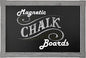 Loddie Doddie Chalk Board for Wall - 20 x 30 in Gray Rustic Frame - Magnet Board - Easy Erase Surface for Use as Chalkboard Calendar