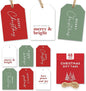 Elegant Christmas Gift Tags with String, 48 Premium Holiday Labels to Personalize Your Presents & Gift Bags, Christmas Tags for Xmas