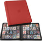 20-Pocket Card Binder, Trading Card Binder Holds 2000 Cards, Premium Zippered Trading Card Album Compatible with TCG, Game & Sports Cards (Red)