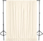 DWCN 10x7 FT Champagne Backdrop Curtains for Parties, Photography Backdrop Drapes with Rod Pockets for Wedding Decorations Stage Birthday Family Gatherings, 2 Panels 5ft x 7ft