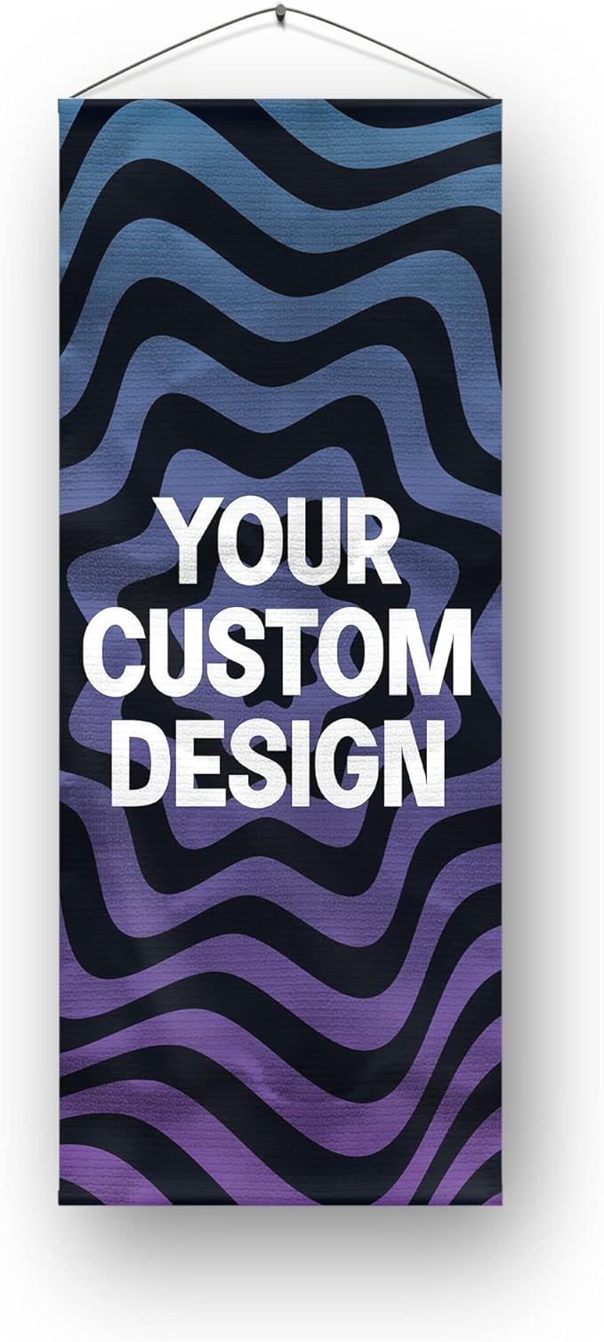 DreamController Custom Hanging Canvas Wall Art Decor(16" X 35" Set of 1) I Customize your Canvas Picture Banner Ready to Hang for Bedroom, Livingroom & Office | Made in USA | Fast delivery | HD Print