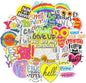 QTL Inspirational Stickers for Kids Motivational Stickers for Water Bottles Laptop for Teens Adults Waterproof Vinyl Pack 50Pcs
