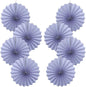 Purple Birthday Decorations,DIY Purple Paper Fans Hanging Decoration ,Party Decorations for Adults 12in,Little Mermaid Party Decor,Baby Shower Decorations 30 Color DIY Set (Light Purple)