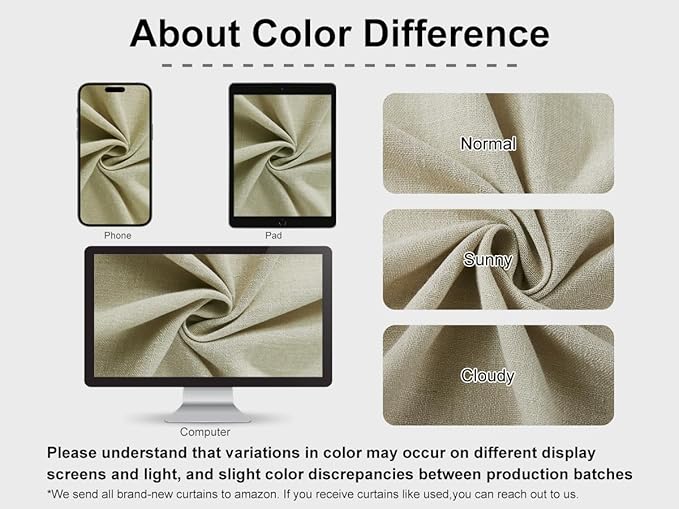 Vision Home Sand Pinch Pleated Semi Sheer Curtains Textured Linen Blended Light Filtering Window Curtains 90 inch for Living Room Bedroom Pinch Pleat Drapes with Hooks 2 Panels 40" Wx90 L,Camel Beige