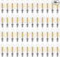 FLSNT 48 Pack LED Candelabra Bulbs 60W Equivalent, B11 Dimmable LED Chandelier Light Bulbs, E12 Base, 2700K Soft White UL,CA65 Listed.