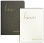 Wedding Vow Books His and Hers, Wedding Registry Gifts Ideas for Bride & Groom,Wedding Essentials
