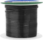 Mandala Crafts 16 Gauge Anodized Aluminum Craft Wire for Jewelry Making - 100 FT Colored Flexible Black Wire - Bendable for Bonsai Armature Crafting Sculpting