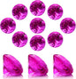 100 PCS Acrylic Diamond Gems, Rose Color Acrylic Diamonds Vase Filler 1 Inch Acrylic Gemstones Fake Gems Plastic Gems for Home Table Scatters Party, Event, Wedding, Arts & Crafts, Birthday Decorations
