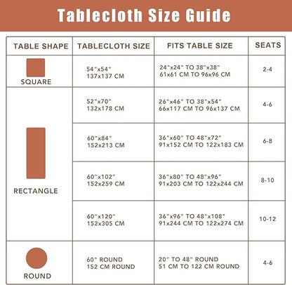 Fitable 2 Pack Beige Round Table Cloth - 60 inch in Diameter - Stain and Wrinkle Resistant Textured Fabric Tablecloth for Dinner, Party, Banquet, Event