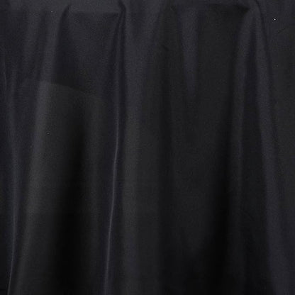 Efavormart Round Tablecloth, 90 Inch Stain & Wrinkle Resistant Washable Table Cloth, Decorative Polyester Fabric Table Cover for Banquet, Wedding, Dining- Black