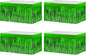 4 Pack Metallic Foil Fringe Tinsel Table Skirts,29x108 Inch Party Disposable Table Skirt Banner for Hotel Banquet Parade Floats Mardi Gras Holiday Birthday Wedding New Year Party Decoration(Green)