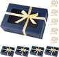 Blue Large Gift Boxes with Window, 13.5"x9"x4.3" Bridesmaid Boxe for Gift Giving,Birthday Gift Box with Magnetic,Closure Lid Gift Boxes for Presents,Cute Boxe,Luxury for Gift Packaging,Gift Box for Wrapping Gifts