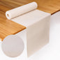 American Homestead Paper Table Runner Roll - 78 ft. Disposable Linen-Like Table Cover Roll - 20 Perforated Table Runners (16" x 48") for Parties, Weddings, and Events -Sand