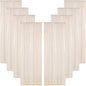 ShinyBeauty Ivory Backdrop 2FTx8FT Sequin Curtains 8 Pieces Photo Backdrops Glitter Photograph Background Beige Curtain Panles for Birthday/Baby Shower/Prom Decorations