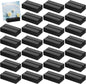 Giantree 24 Pcs Black Wood Place Card Holders, Table Number Holder Stands Name Card Holder Photo Display for Wedding Party Events Exhibition Decoration Office Restaurant Business 2.76x1.38x 0.59 inche