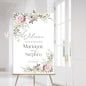 Personalized Wedding Welcome Sign, Flowers Wedding Welcome Sign, Wedding Welcome Sign, Custom Wedding Sign, Welcome To Our Wedding Sign, Flowers Wedding Board, Wedding Decorations Signs # 20