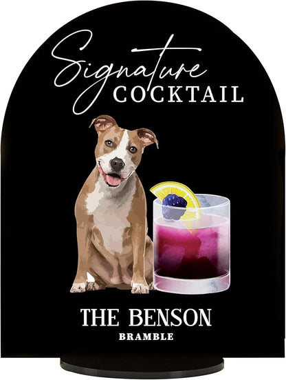 Pet Signature Drink Wedding Signs