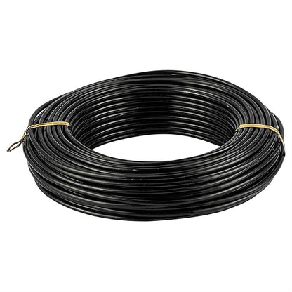 Fashewelry 82 Feet 9 Gauge Aluminum Wire Black Bendable Metal Craft Wire for Beading Jewelry Craft Making