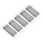MECCANIXITY 190 Yards/575 Feet Metal Floral Wire 21 Gauge Silver Tone Flexible Paddle Thin Floral Wires for Craft, Christmas Wreath, Flower Arrangement, Wedding, Total 5 Roll
