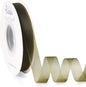 Ribbli Moss Green Organza Ribbon 1/2 Inches x Continuous 50 Yard Green Sheer Ribbon for Gift Wrapping,Cookie Wrapping,Wedding Decoration