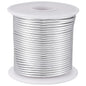 12 Gauge Sliver Aluminum Craft Wire (105FT) - Anodized for Jewelry Making, Beading Floral, Plant Gardening, Sculpting & Modeling Craft Wire (Sliver #1, 2mm)