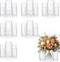 42pcs Glass Vase Cylinder Vases for Centerpieces Small Flower Glass Clear Vases Home Decor Centerpiece Table Flower Vase Decorations for Wedding Decoration＆Holiday 7 Vases of Different Sizes
