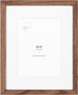 Opposite Wal - 8x10 in - Dark Solid Oak Wood Picture Frames with Mat - Wall Hanging & Tabletop Photo Frame - Pictures Display 5x7 with Mat, 8x10 without - Office, Gallery & Home Decor