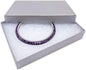 TheDisplayGuys - 25-Pack #53 Kraft Paper Cardboard Gift Boxes/Jewelry Cases w. Cotton Padding & Lid - Pearl Grey - (5.4" x 3.9" x 1.0")