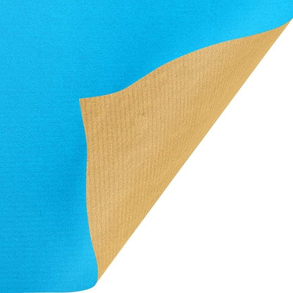 Jillson Roberts 6 Roll-Count Solid Color Hanukkah Gift Wrap Available in 2 Different Assortments, Double-Sided Kraft Blue and Gold/Silver and Gold/Royal and Silver
